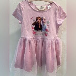H&M Frozen themed T-shirt style tulle dress.
